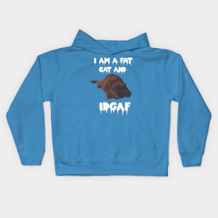 I AM A FAT CAT!! Kids Hoodie